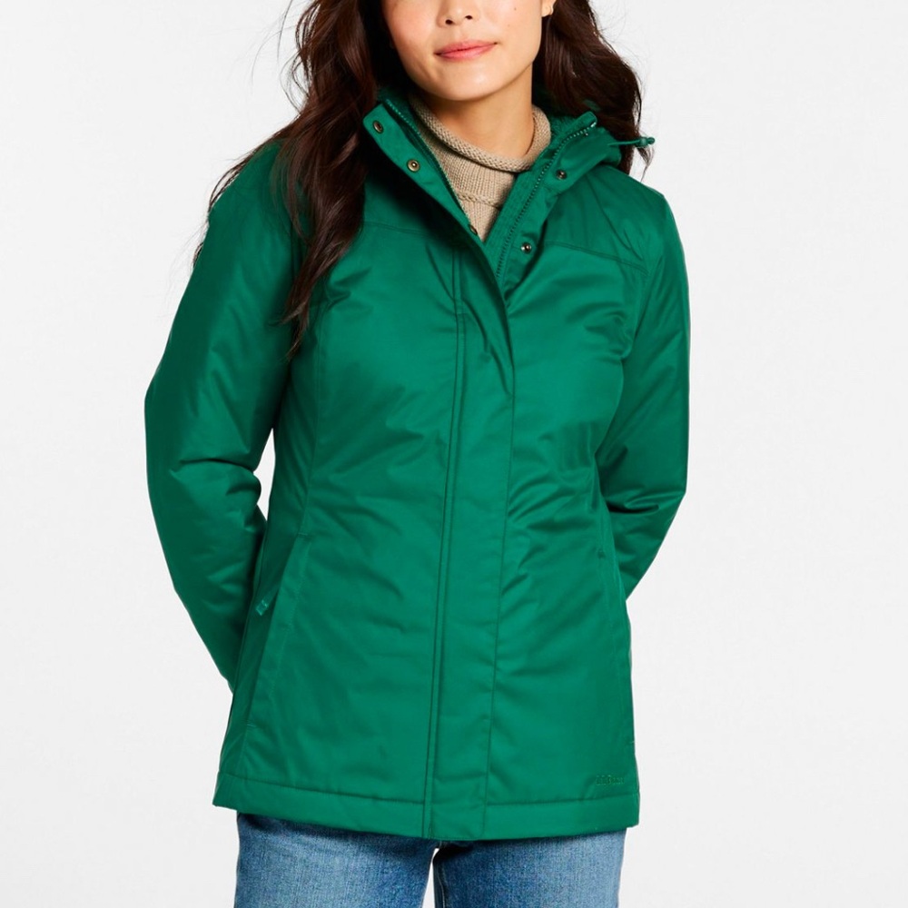 L.L. Bean Emerald Green Women's Winter Warmer Jacket